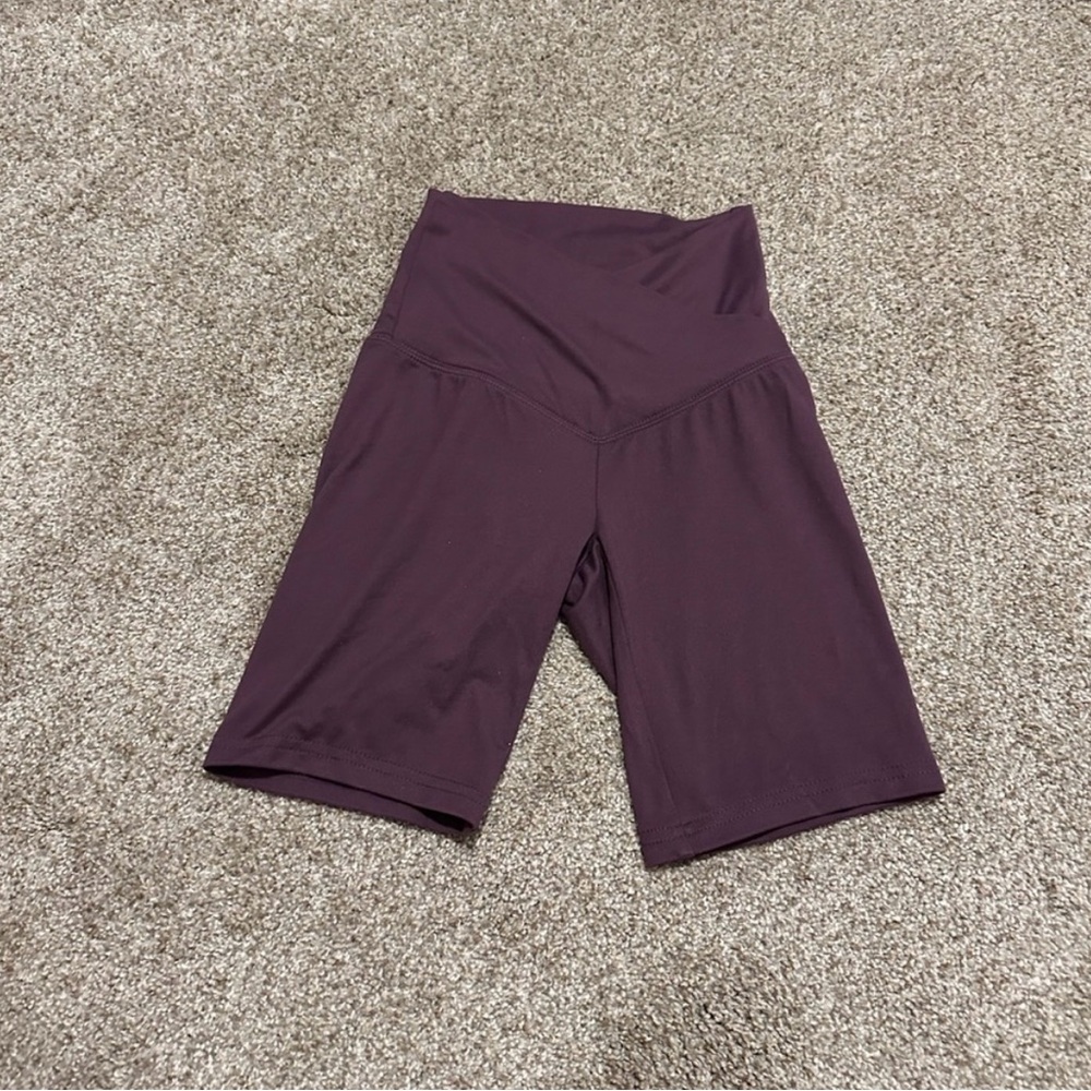 Wild Fable Deep Purple Biker Shorts